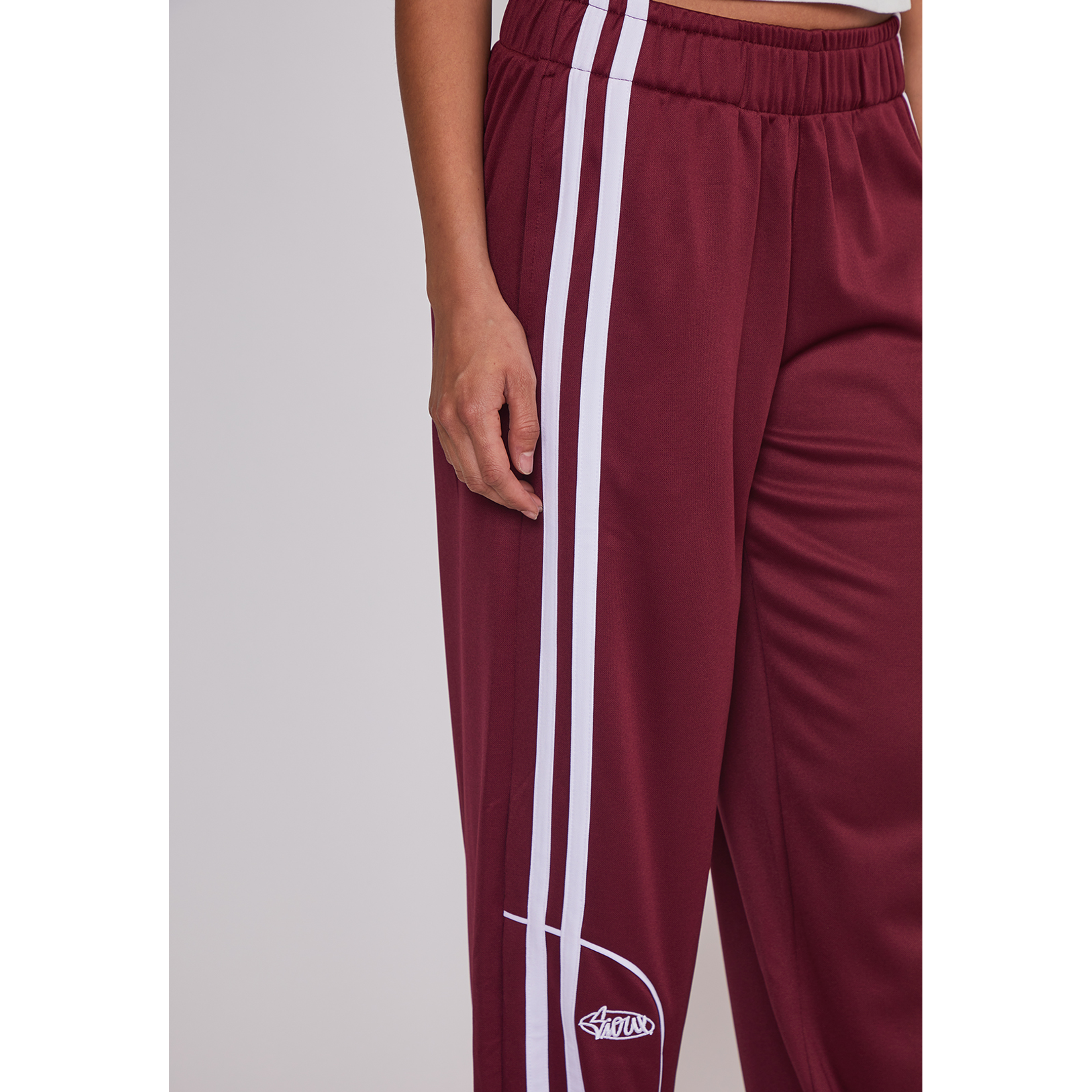 Pantalón Buzo Mujer Track Pant Burdeo Sioux 4