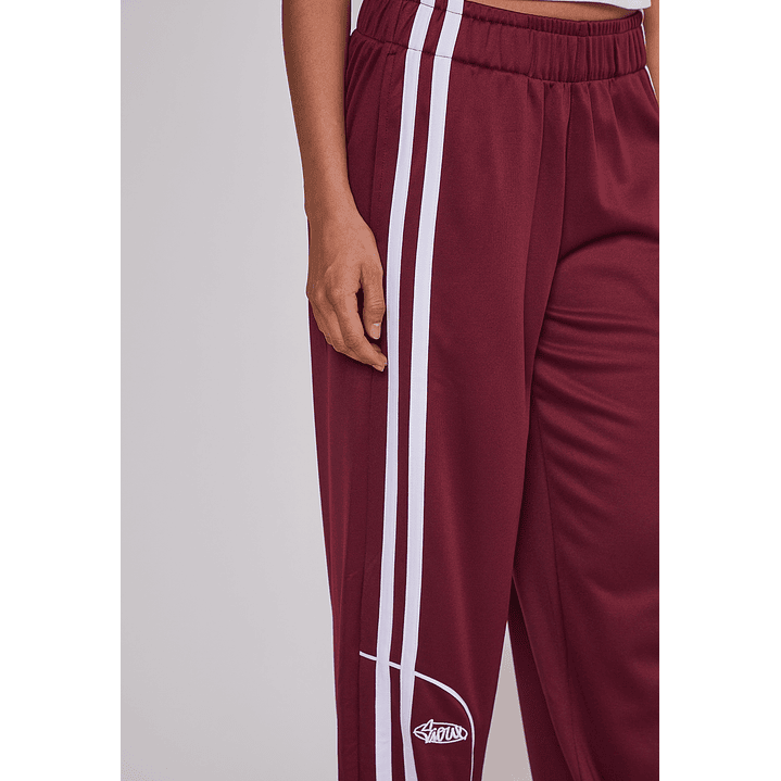 Pantalón Buzo Mujer Track Pant Burdeo Sioux 4