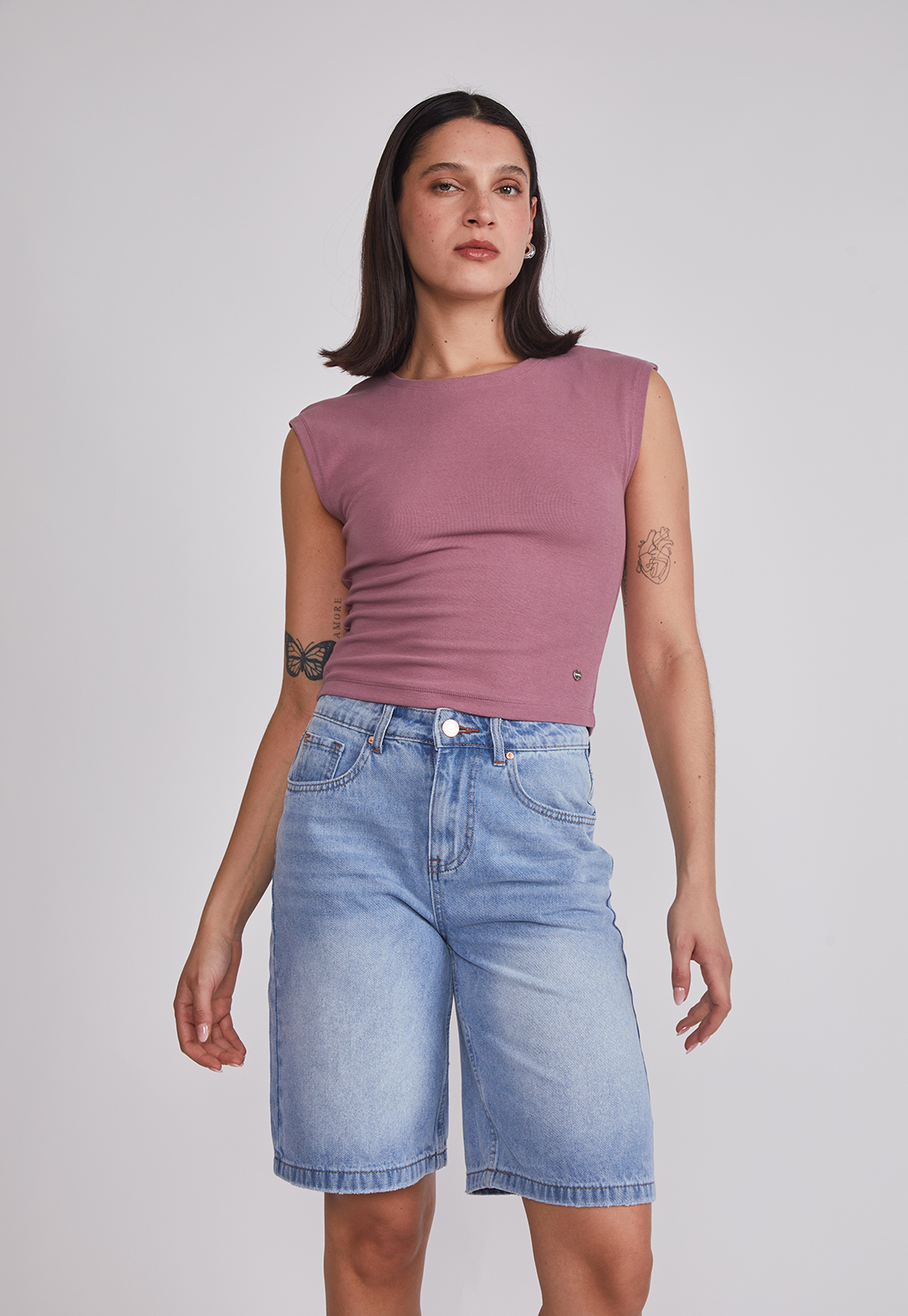 Polera Mujer Colores Rosado Sioux 1