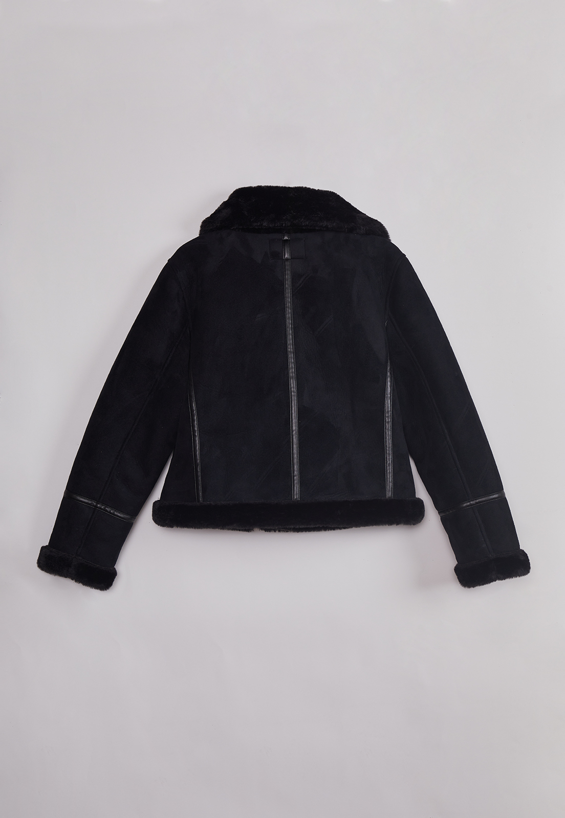 Chaqueta Mujer Aviadora Piel Negro Sioux 2