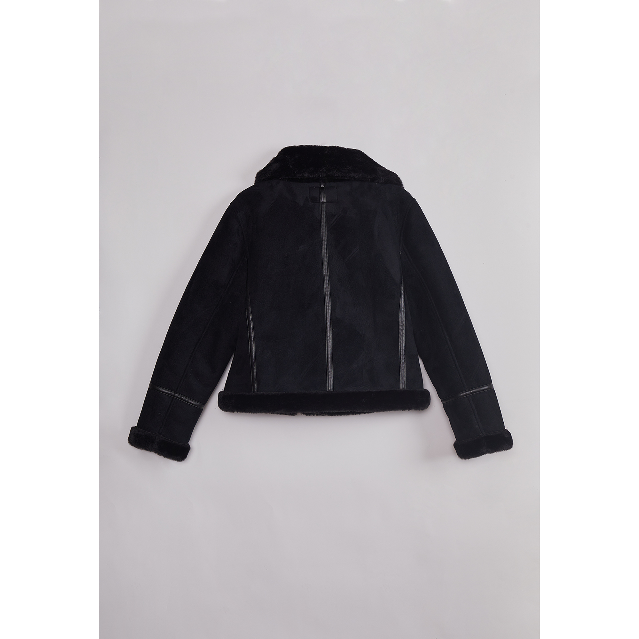 Chaqueta Mujer Aviadora Piel Negro Sioux 2