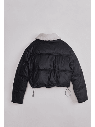 Parka Mujer Cuello Chiporro Negro Sioux