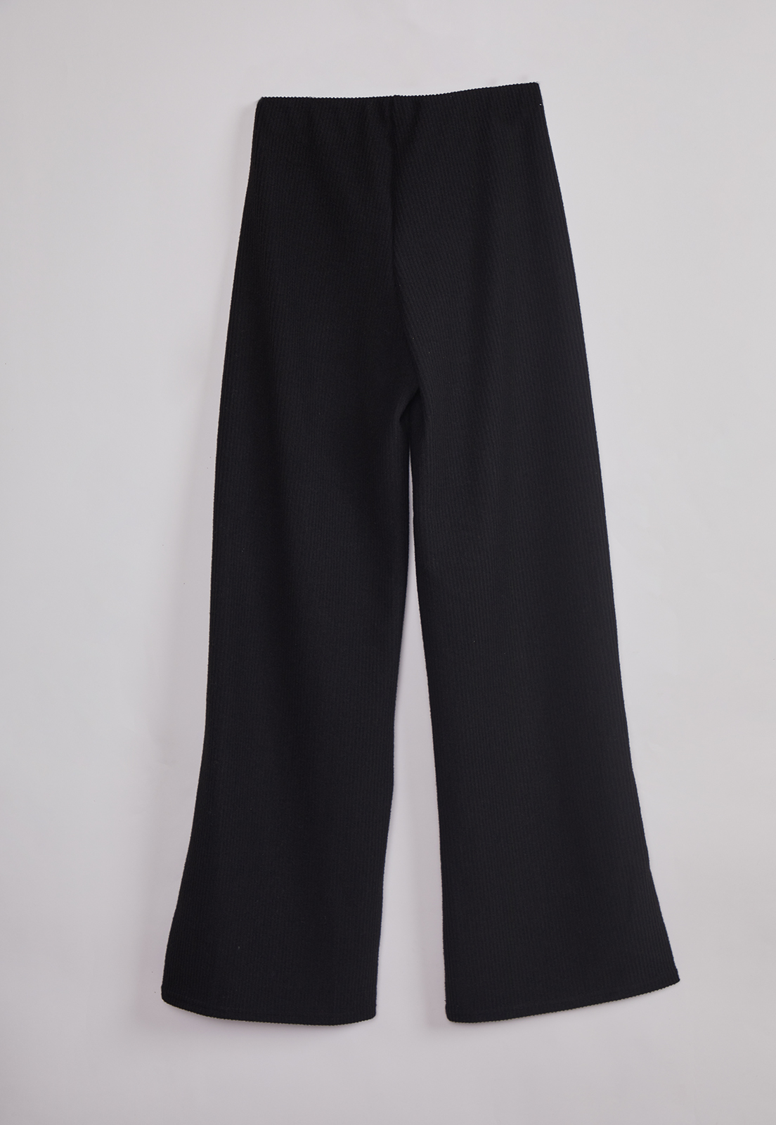 Pantalón Mujer Tejido Melange Negro Sioux 2