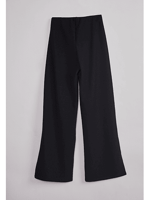 Pantalón Mujer Tejido Melange Negro Sioux