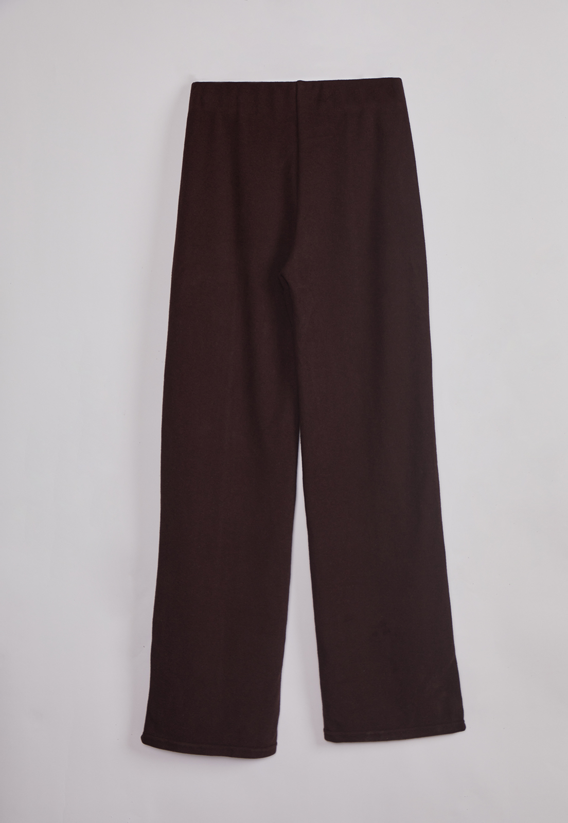Pantalón Mujer Tejido Wide Café Sioux 2
