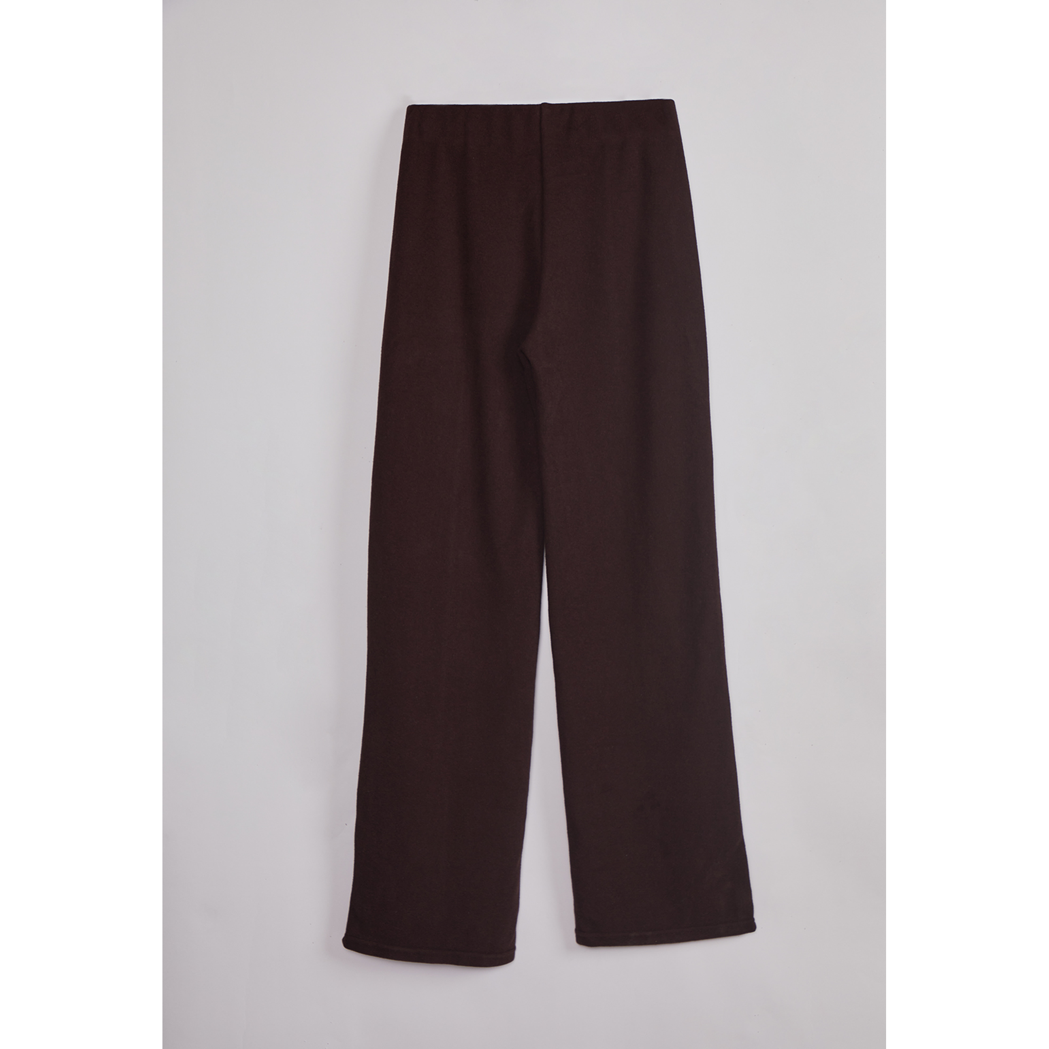 Pantalón Mujer Tejido Wide Café Sioux 2