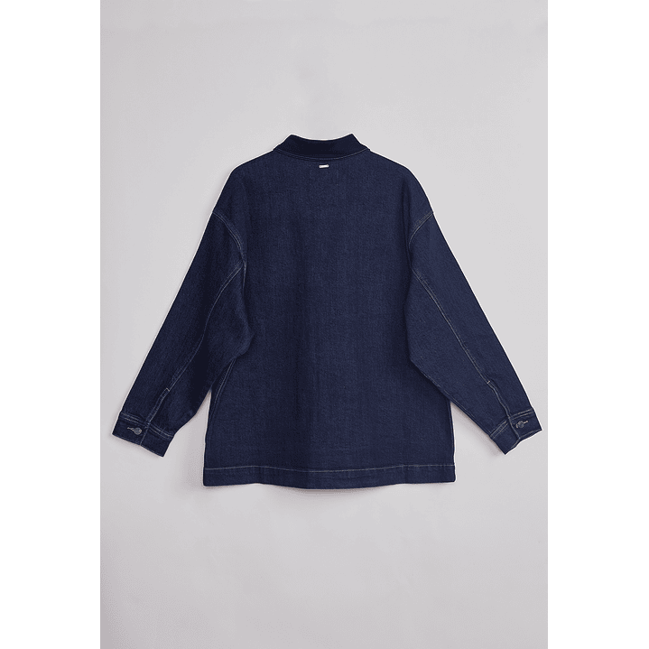 Chaqueta Mujer Raw Denim Worker Azul Sioux 2