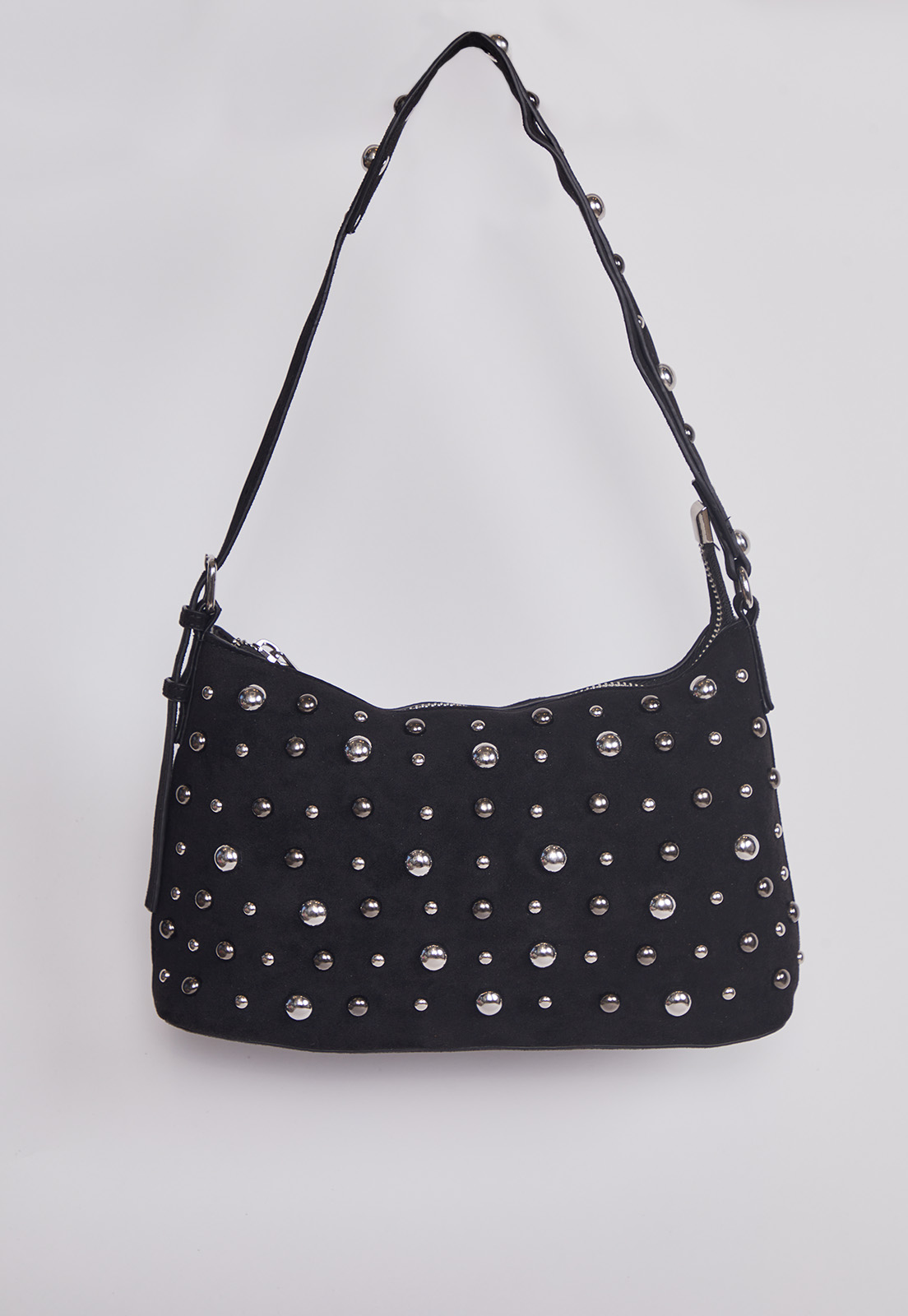 Cartera Gamuza Tachas Negro Sioux 1