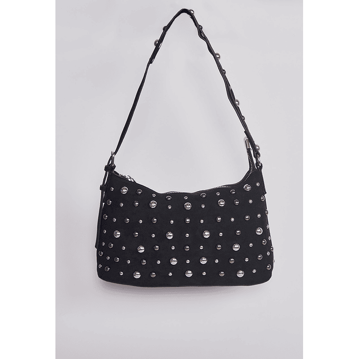 Cartera Gamuza Tachas Negro Sioux 1
