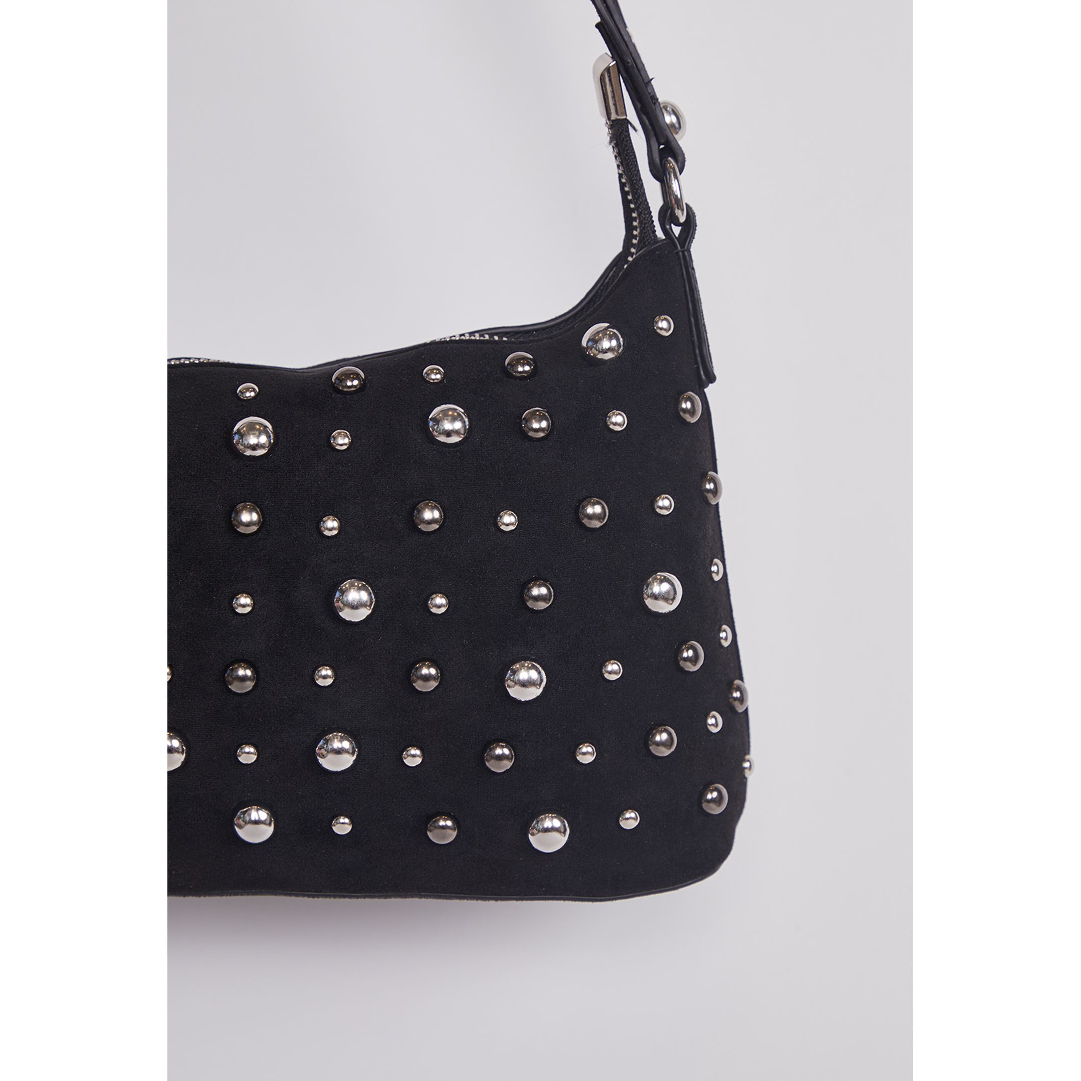 Cartera Gamuza Tachas Negro Sioux 2