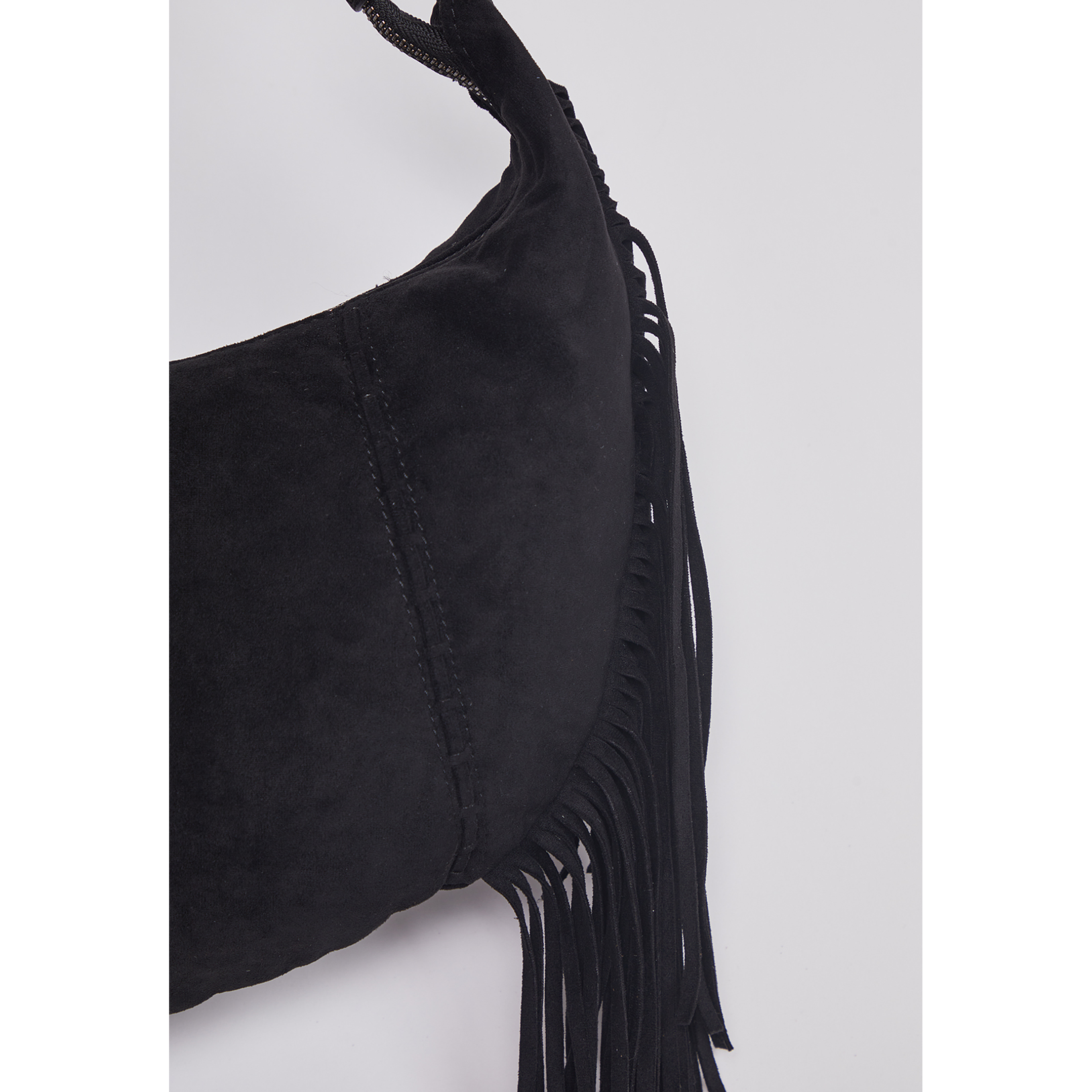 Cartera Flecos Negro Sioux 3