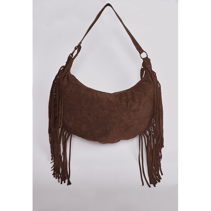 Cartera Flecos Café Sioux 2