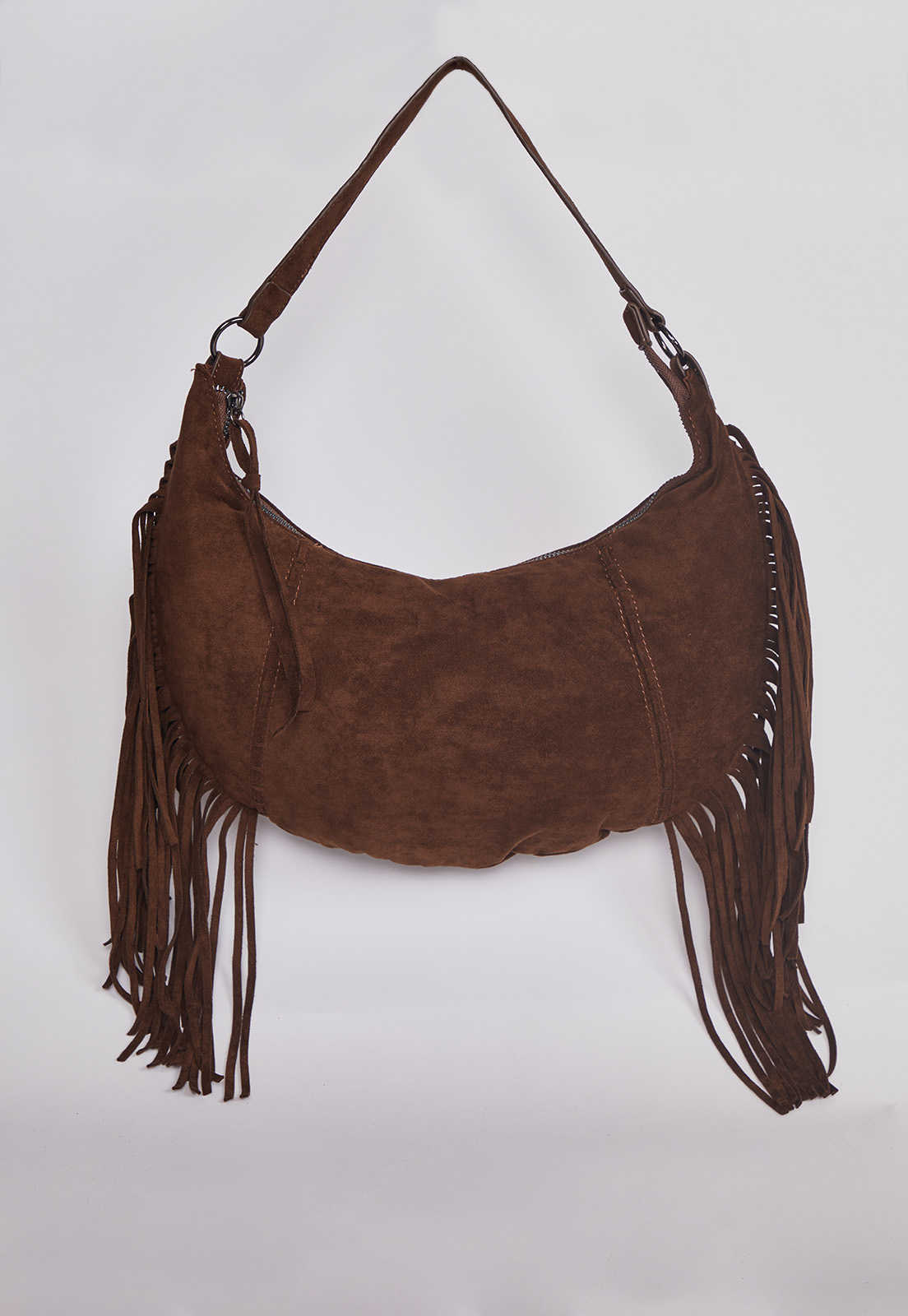 Cartera Flecos Café Sioux 1