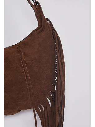 Cartera Flecos Café Sioux