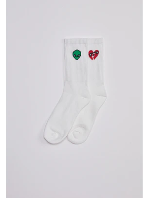 Calcetín Largo Urban Marciano Blanco Sioux