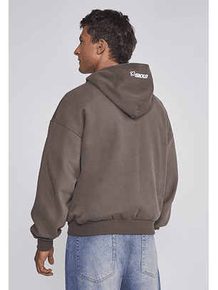 Polerón Hombre Vaca Café Sioux