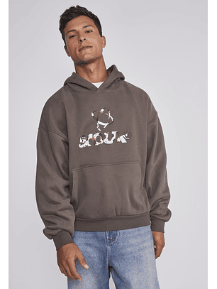 Polerón Hombre Vaca Café Sioux