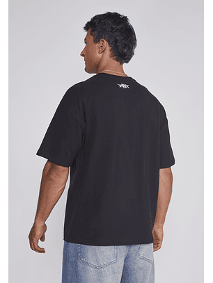 Polera Hombre Death Relaxed Negro Sioux
