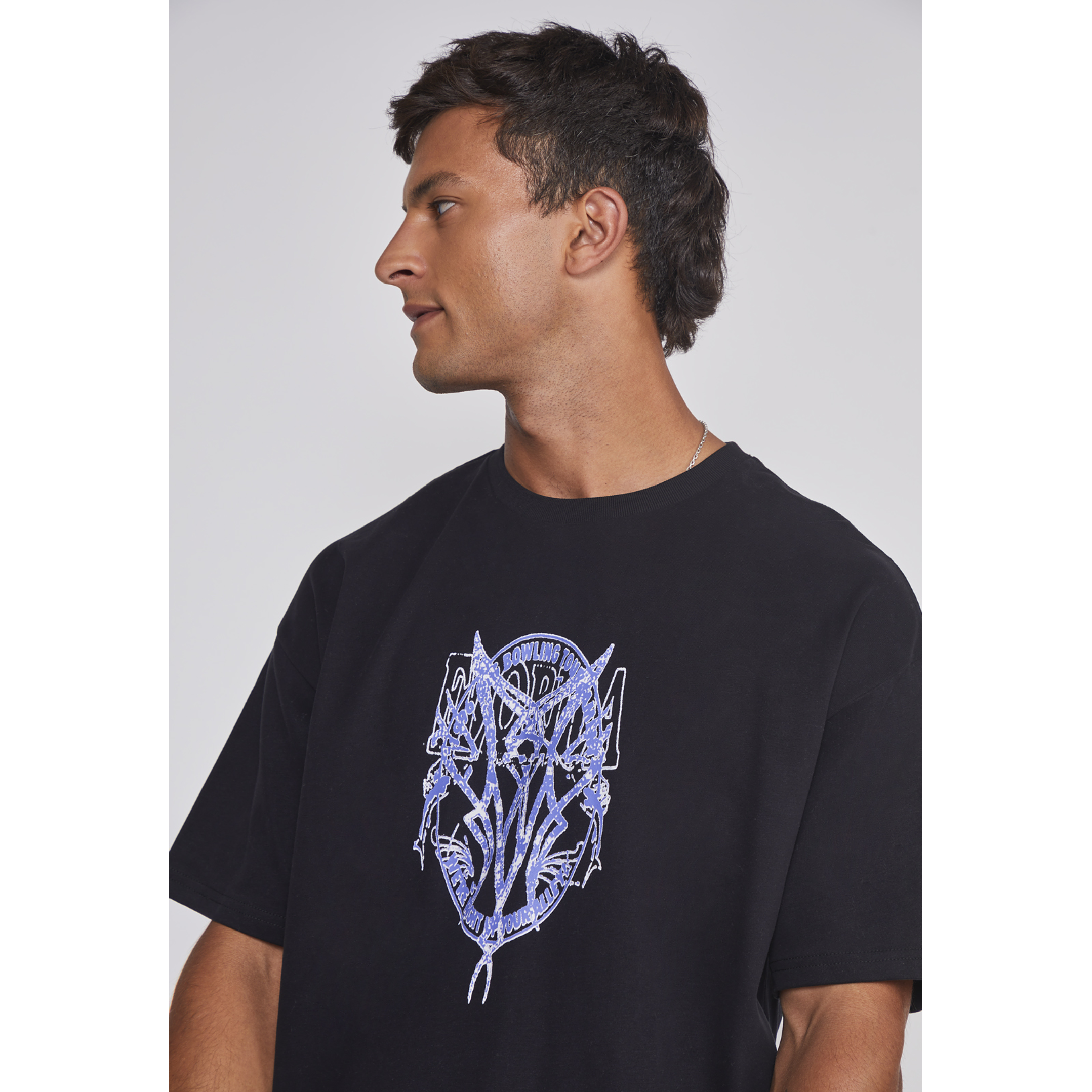 Polera Hombre Death Relaxed Negro Sioux 4