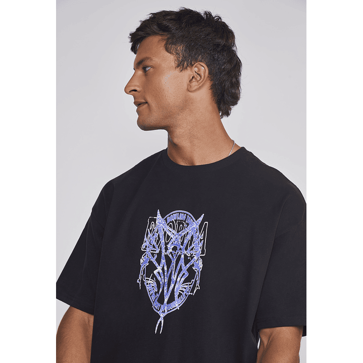 Polera Hombre Death Relaxed Negro Sioux 4