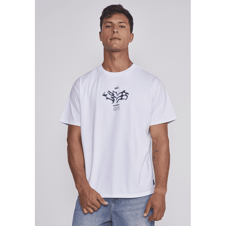 Polera Hombre Boca Death Blanco Sioux 1