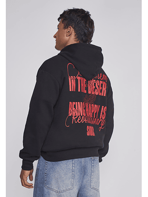 Polerón Hombre Alambre Negro Sioux