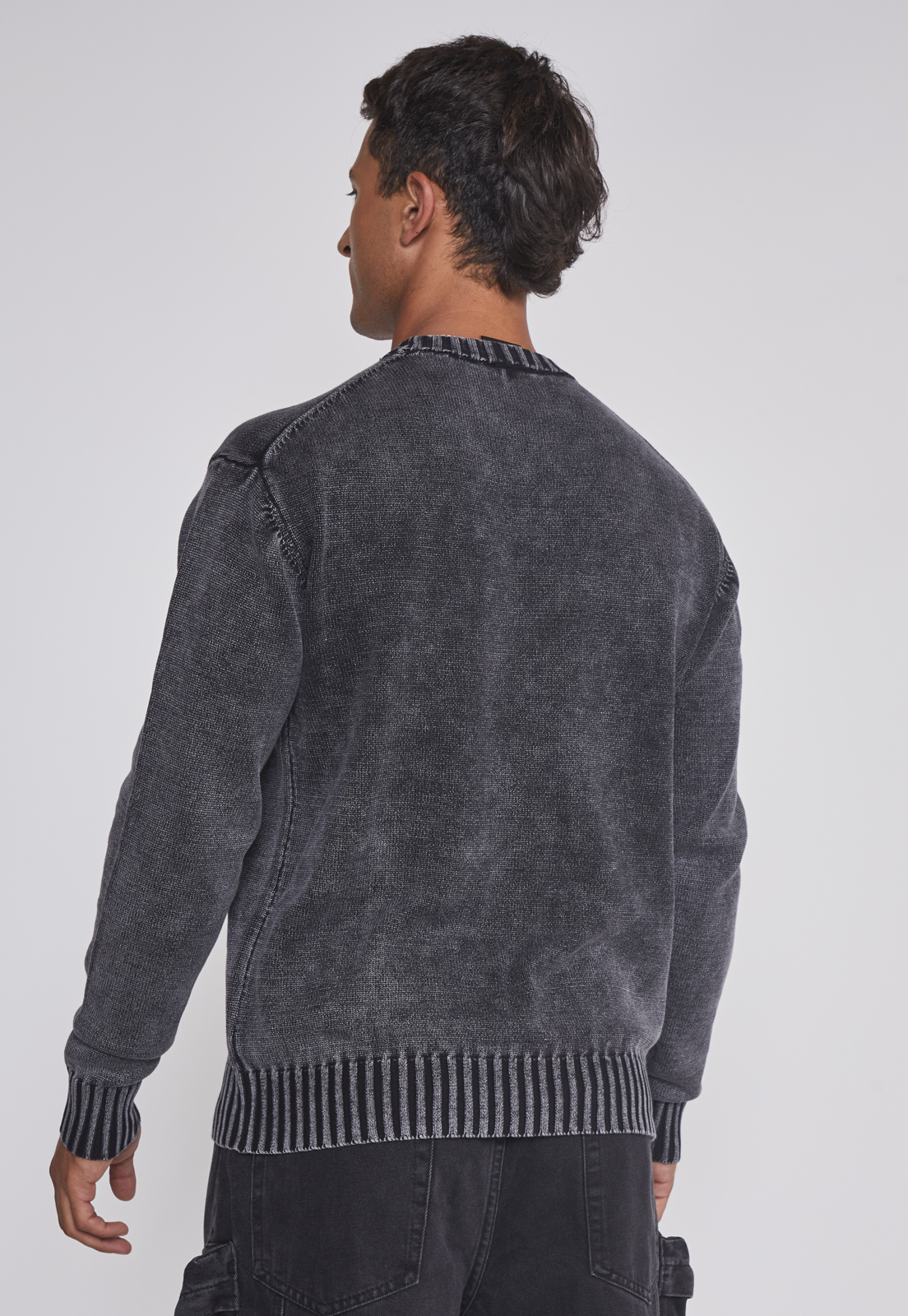 Sweater Hombre Lavado Gris Sioux 2