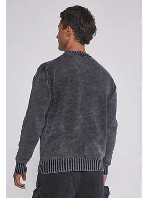 Sweater Hombre Lavado Gris Sioux