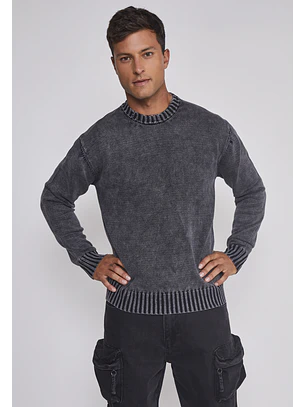 Sweater Hombre Lavado Gris Sioux