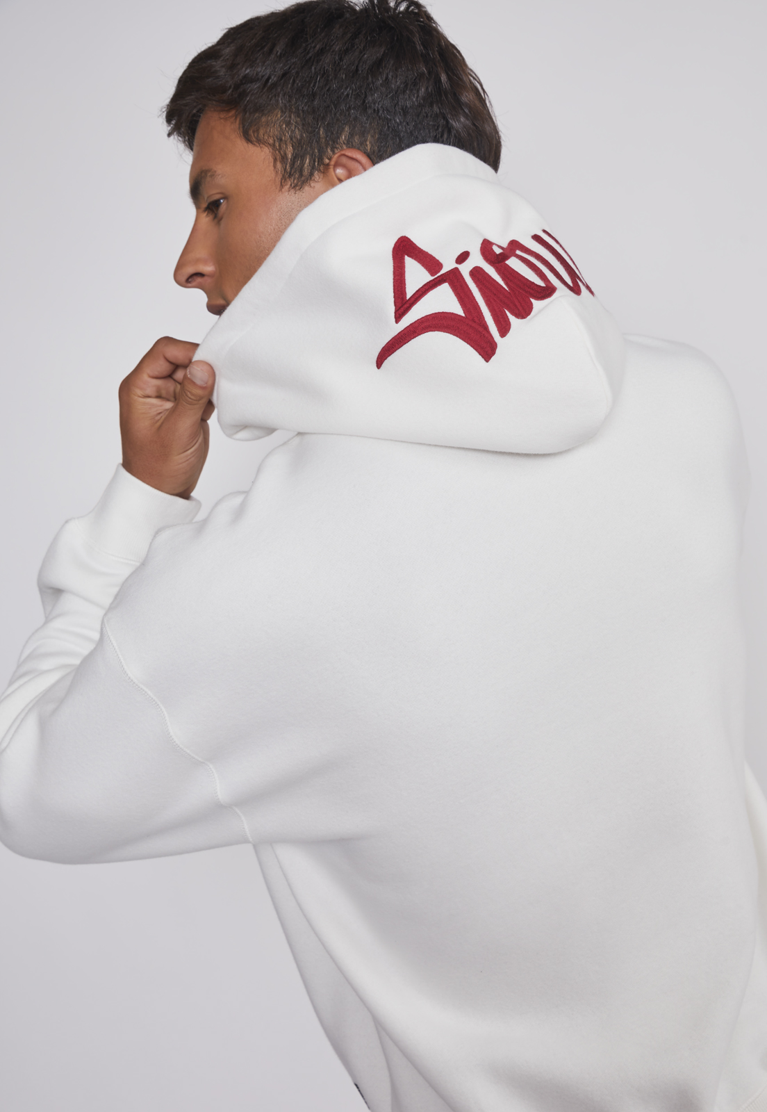 Polerón Hombre Basic Bordado Gorro Crudo Sioux 4