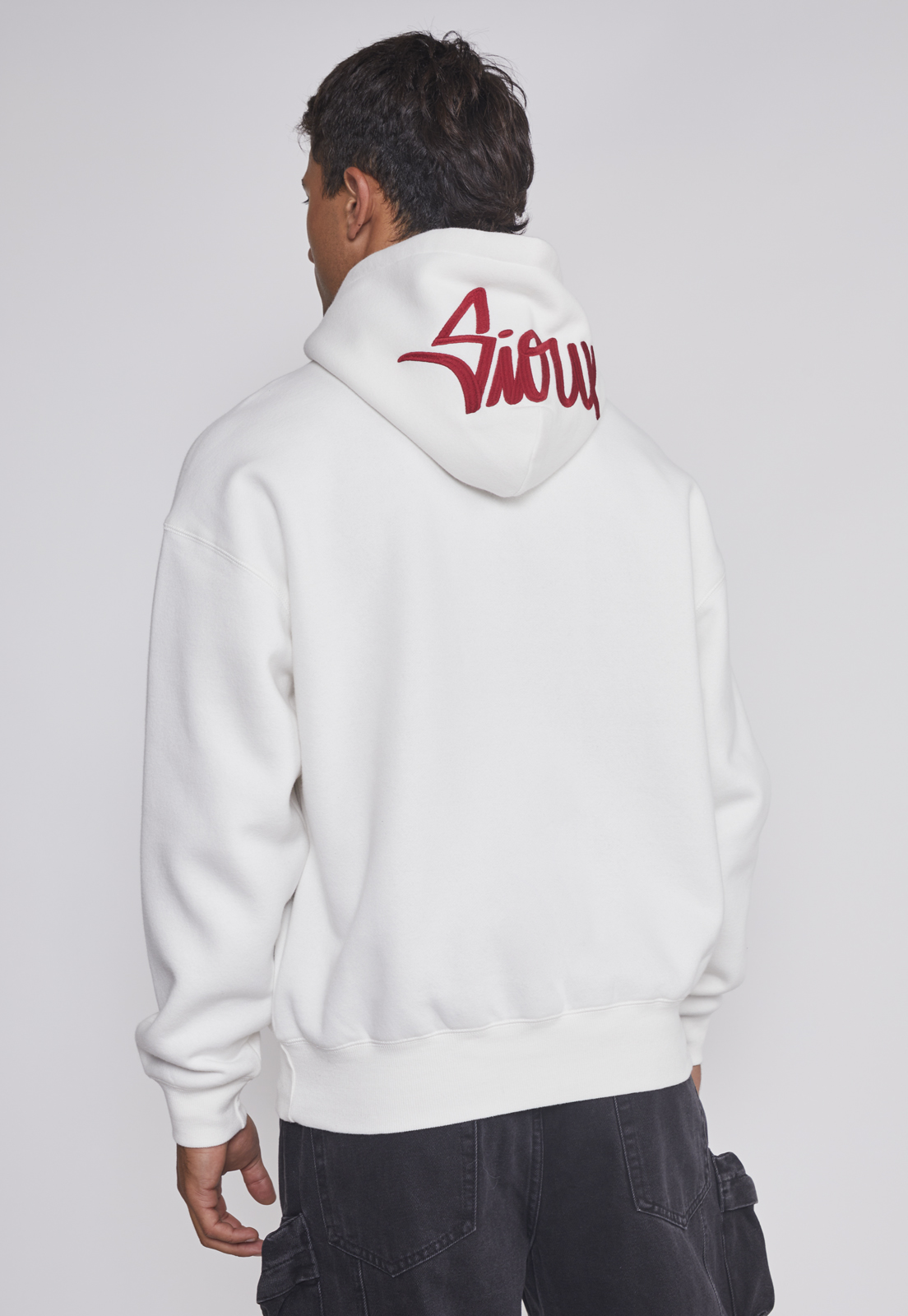 Polerón Hombre Basic Bordado Gorro Crudo Sioux 2