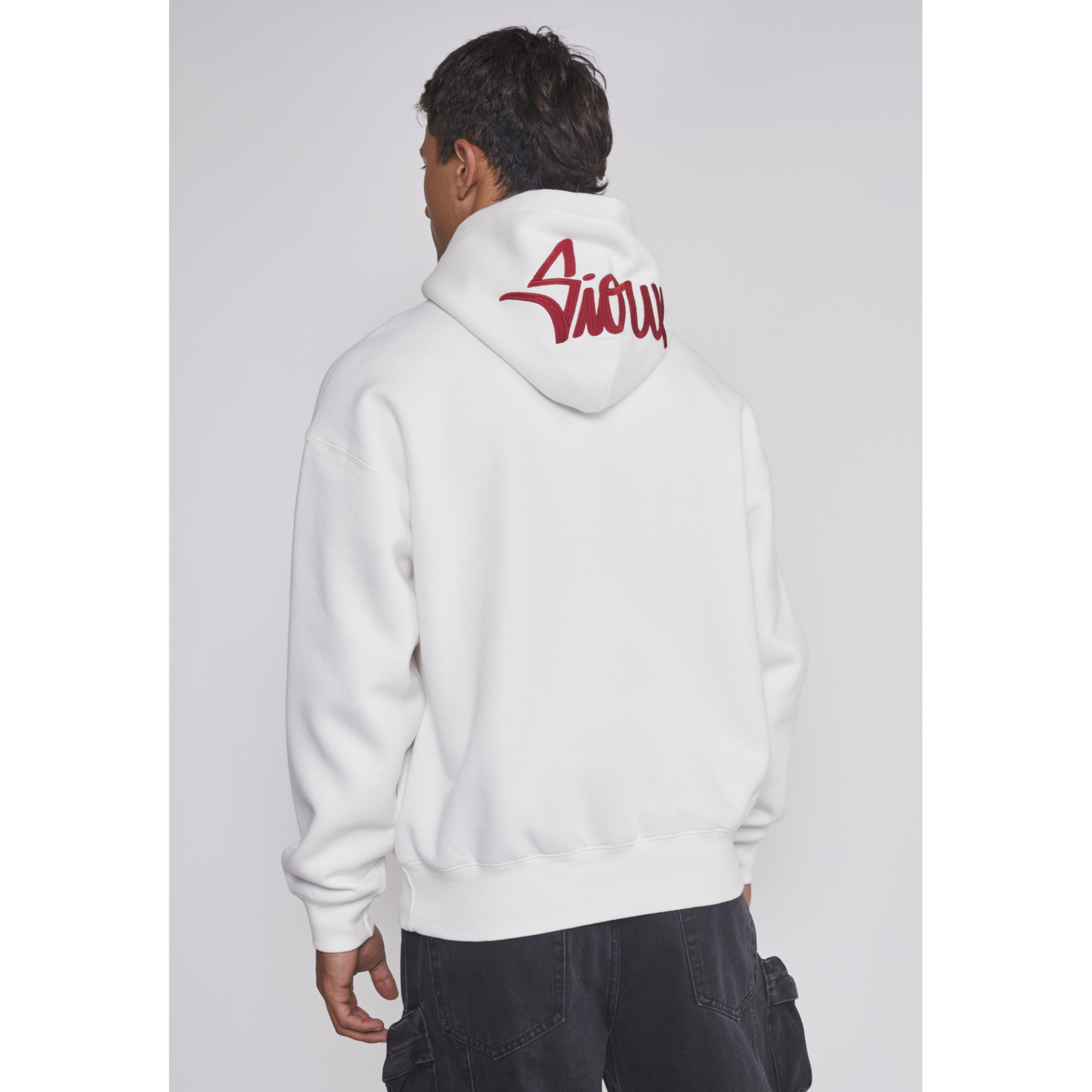 Polerón Hombre Basic Bordado Gorro Crudo Sioux 2