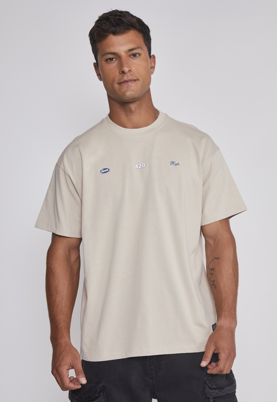 Polera Hombre 420 Beige Sioux 1