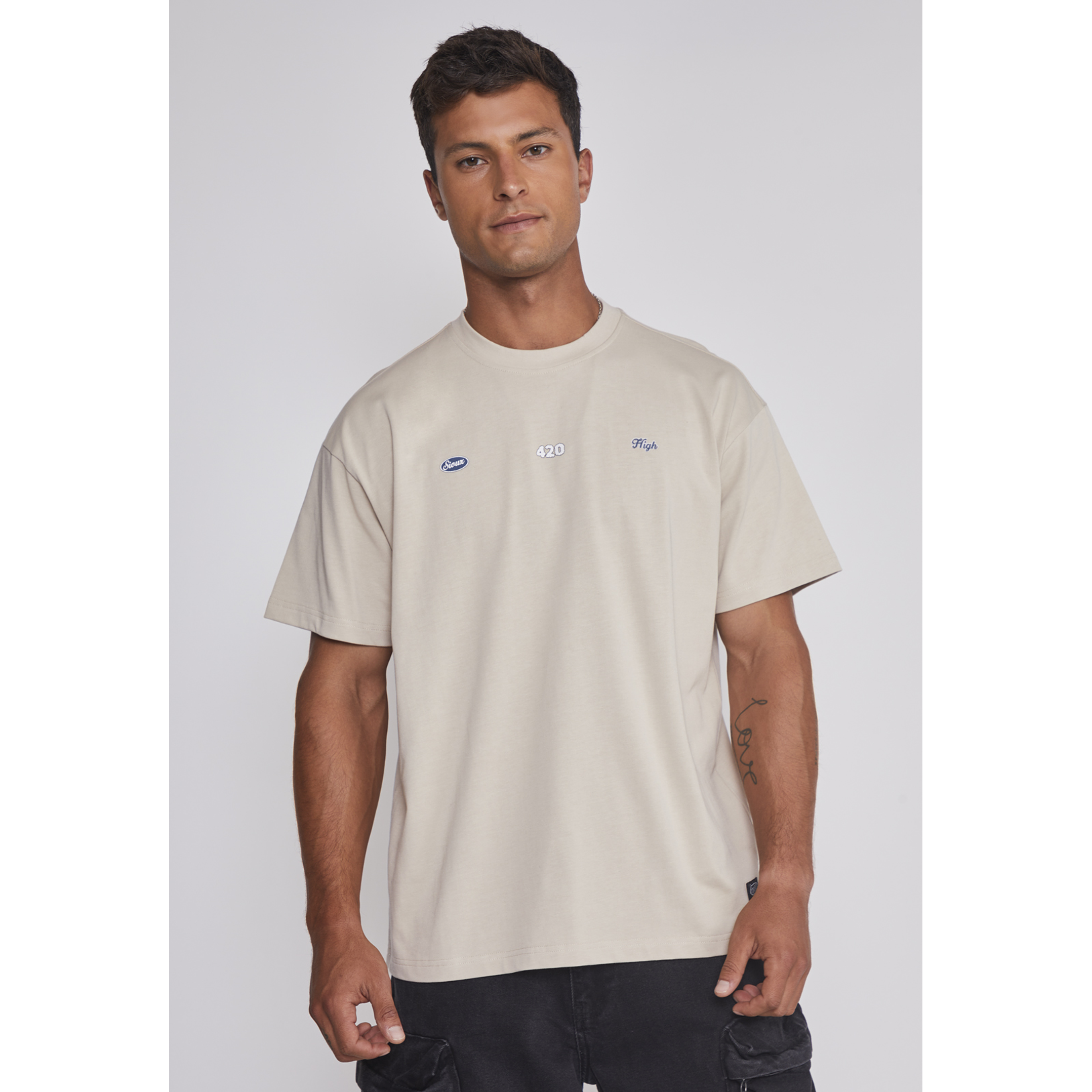 Polera Hombre 420 Beige Sioux 1
