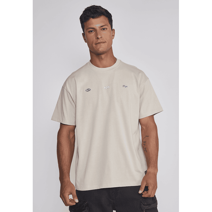 Polera Hombre 420 Beige Sioux 1