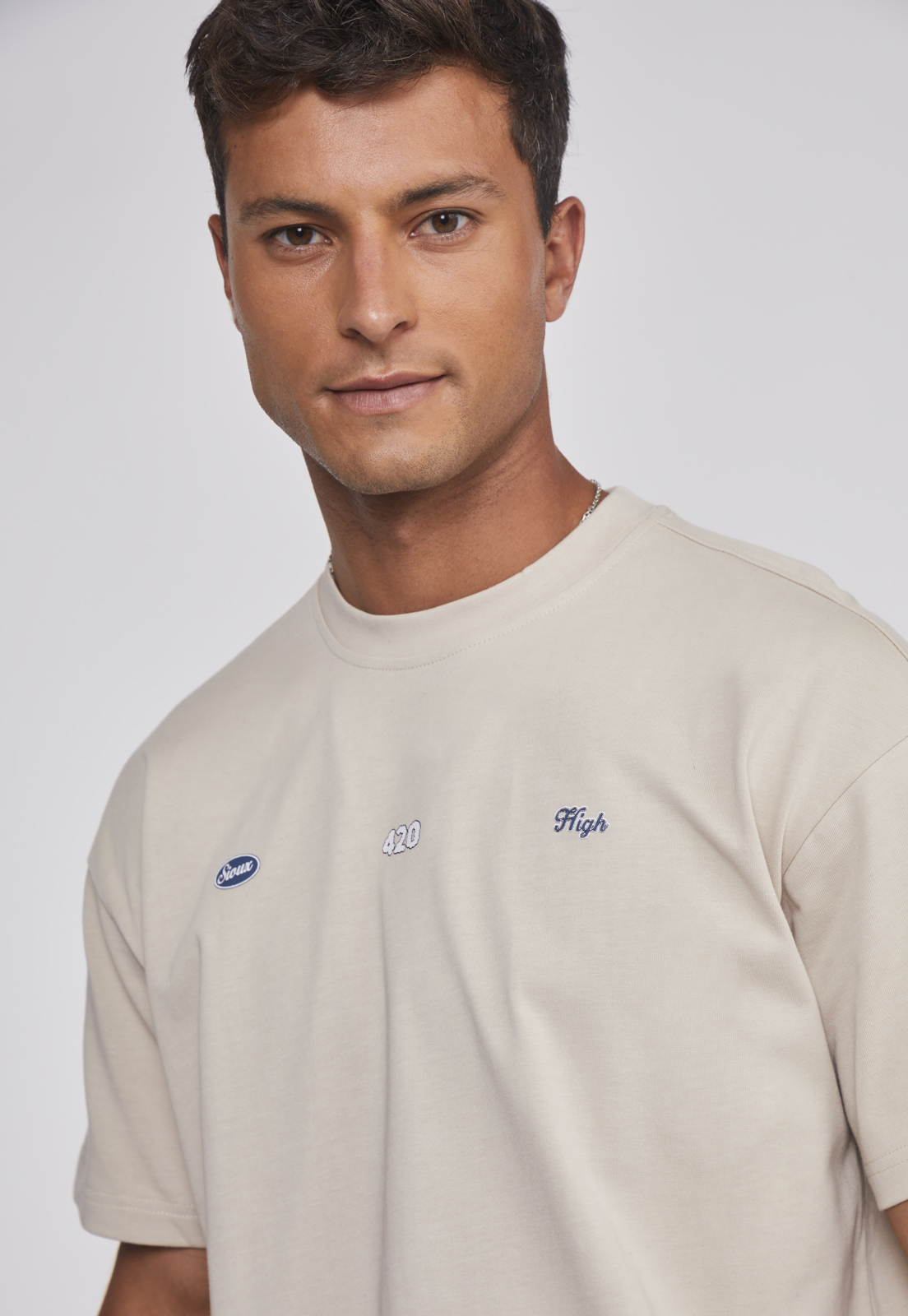 Polera Hombre 420 Beige Sioux 4