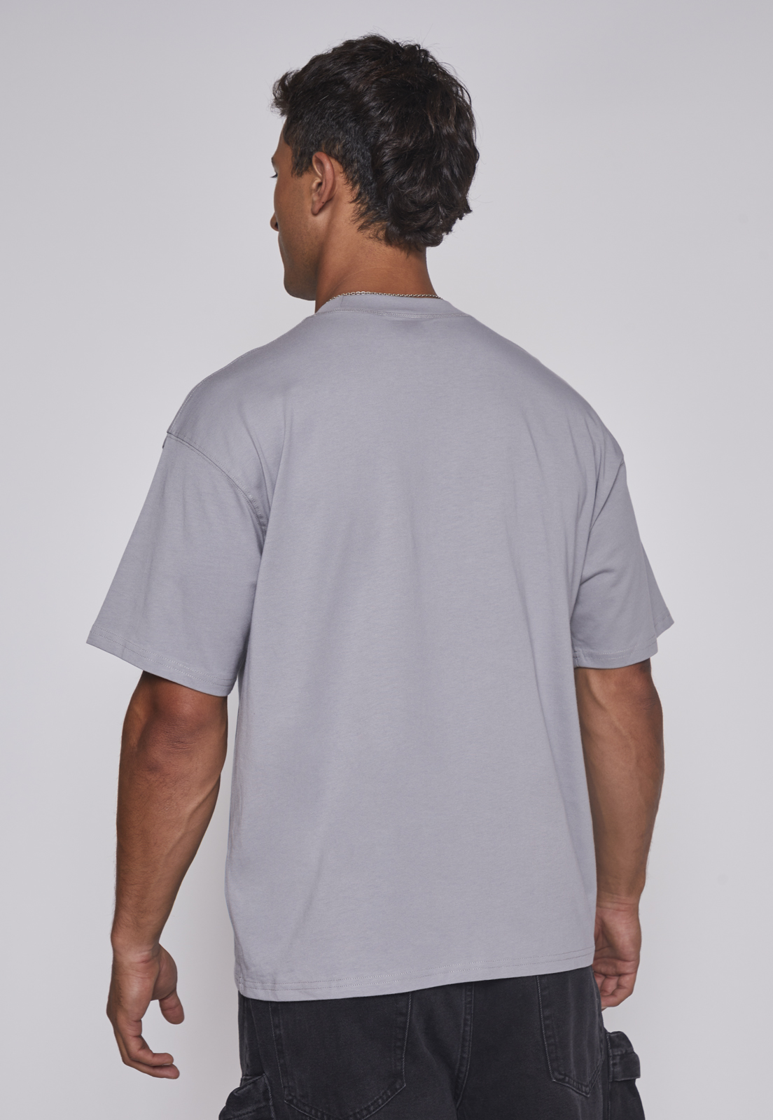 Polera Hombre Bordado Gris Sioux 2