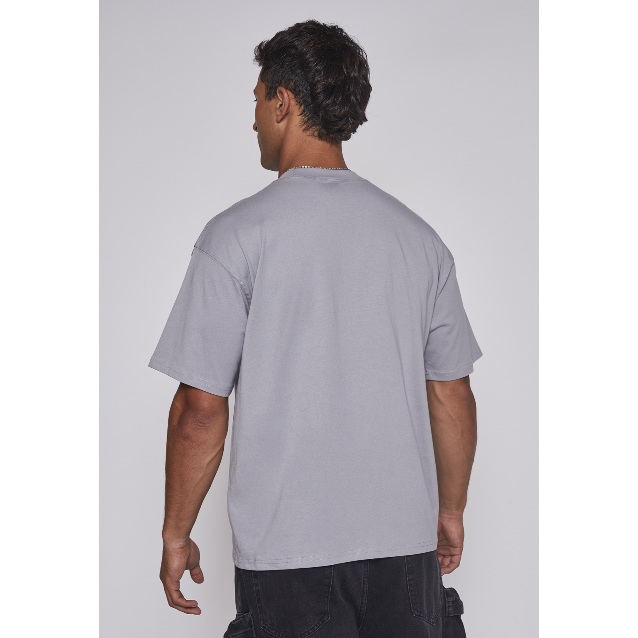 Polera Hombre Bordado Gris Sioux 2