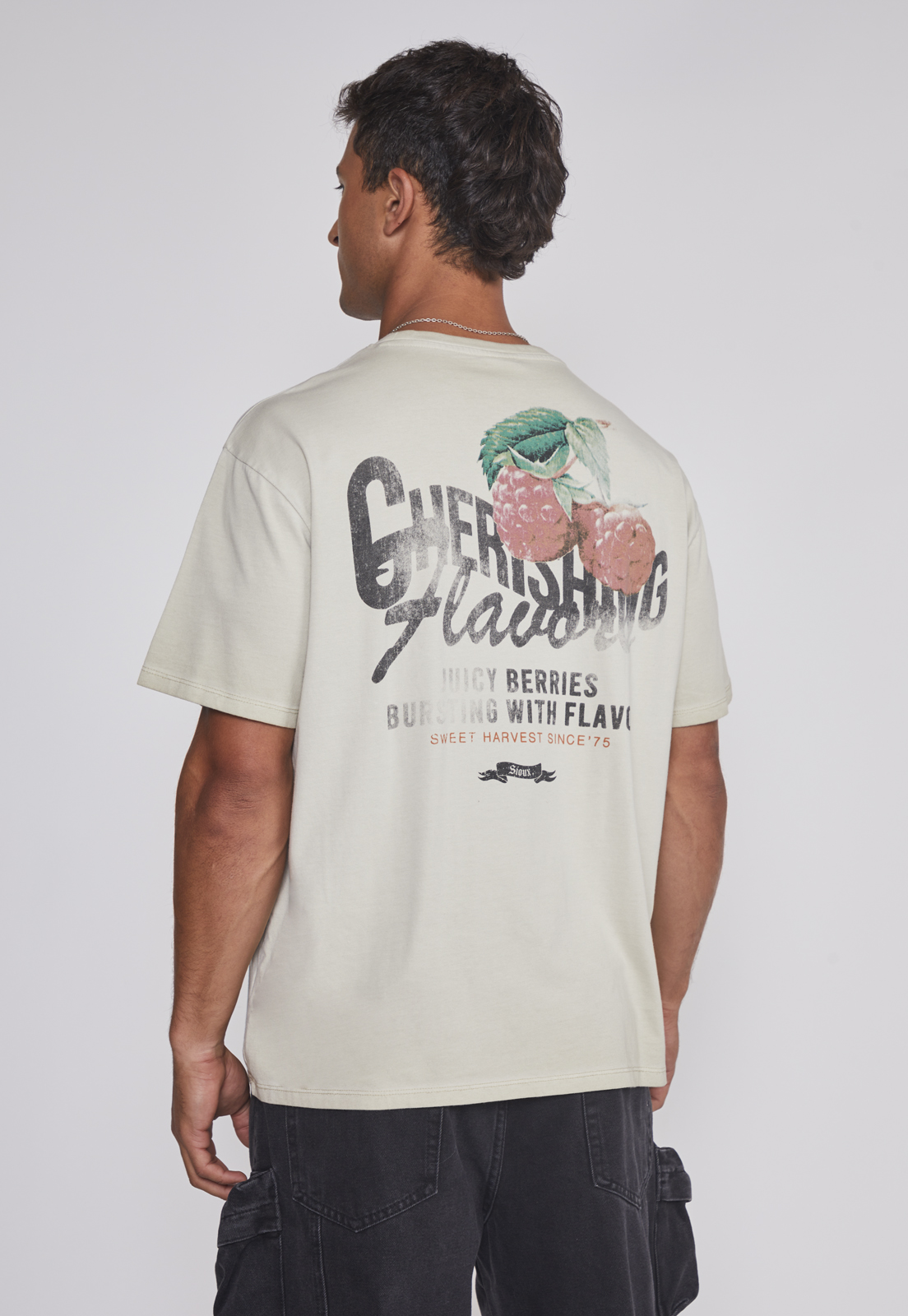 Polera Hombre Berries Beige Sioux 2