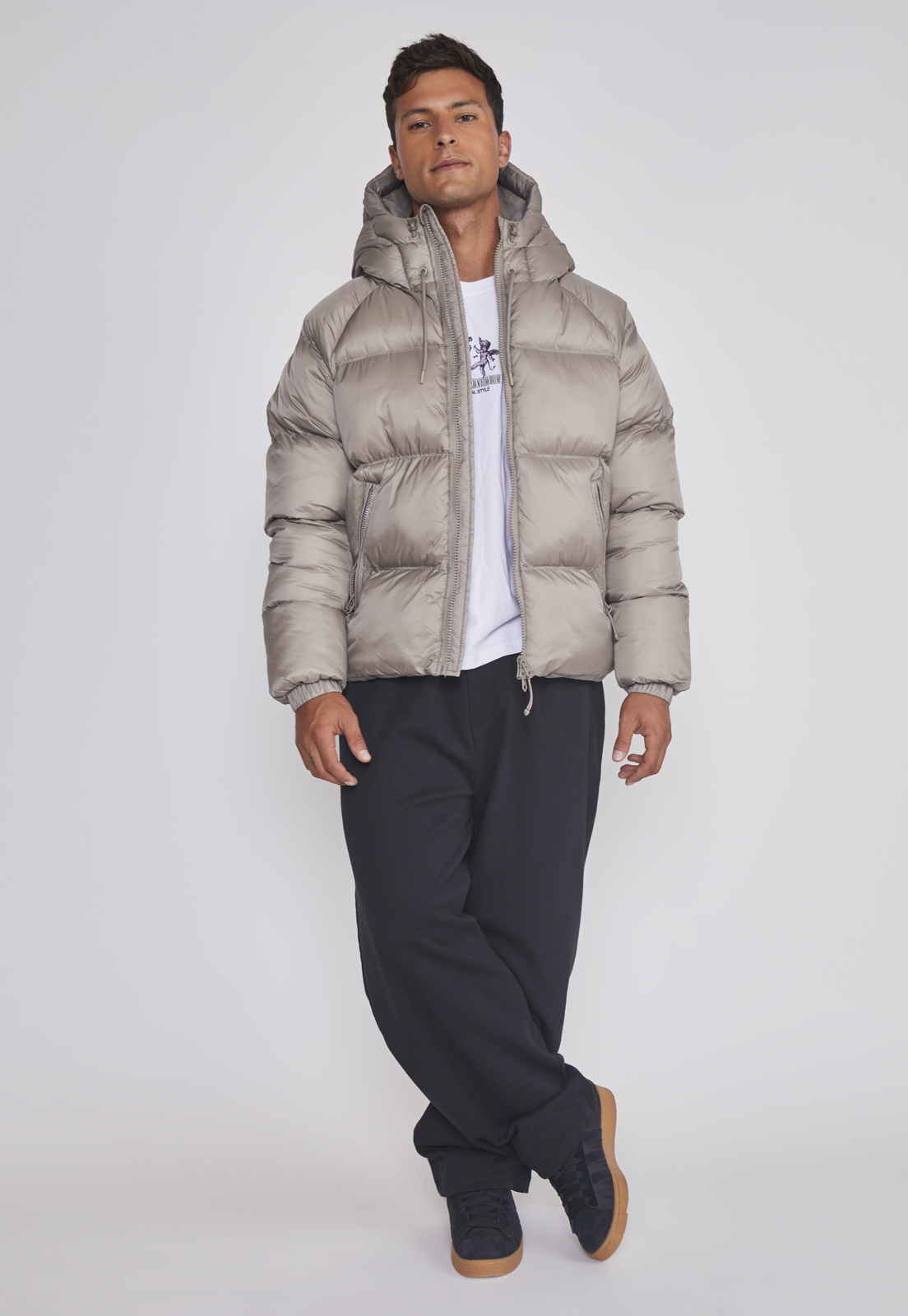 Pantalón Buzo Hombre Balloon Fit Ajustable Negro Sioux 3