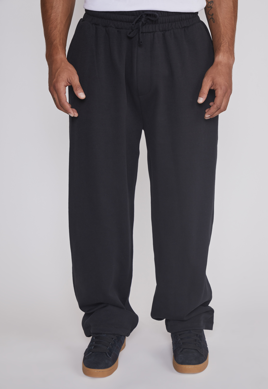 Pantalón Buzo Hombre Balloon Fit Ajustable Negro Sioux 1