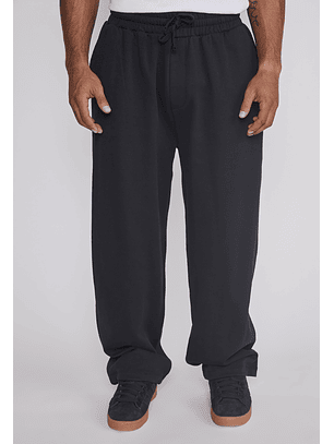 Pantalón Buzo Hombre Balloon Fit Ajustable Negro Sioux