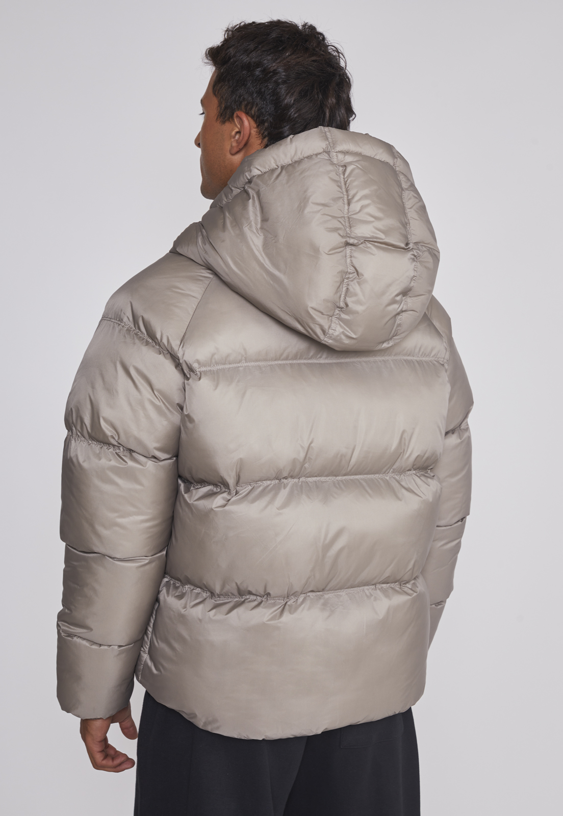 Parka Hombre Puffa Pluma Beige Sioux 2