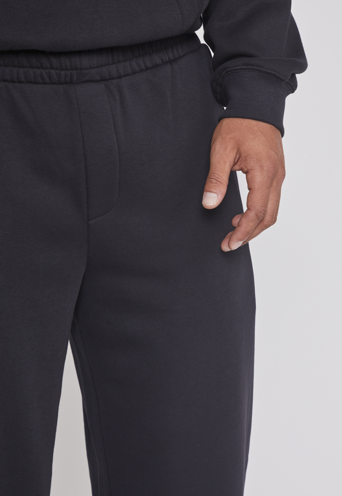 Pantalón Buzo Hombre Wide Leg Negro Sioux 4