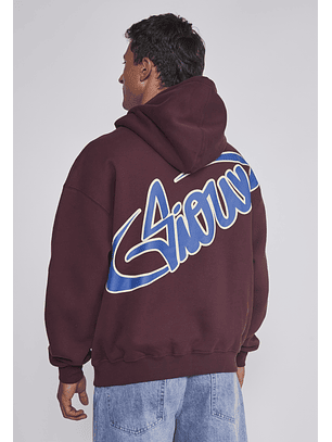 Polerón Hombre Relaxed Burdeo Sioux