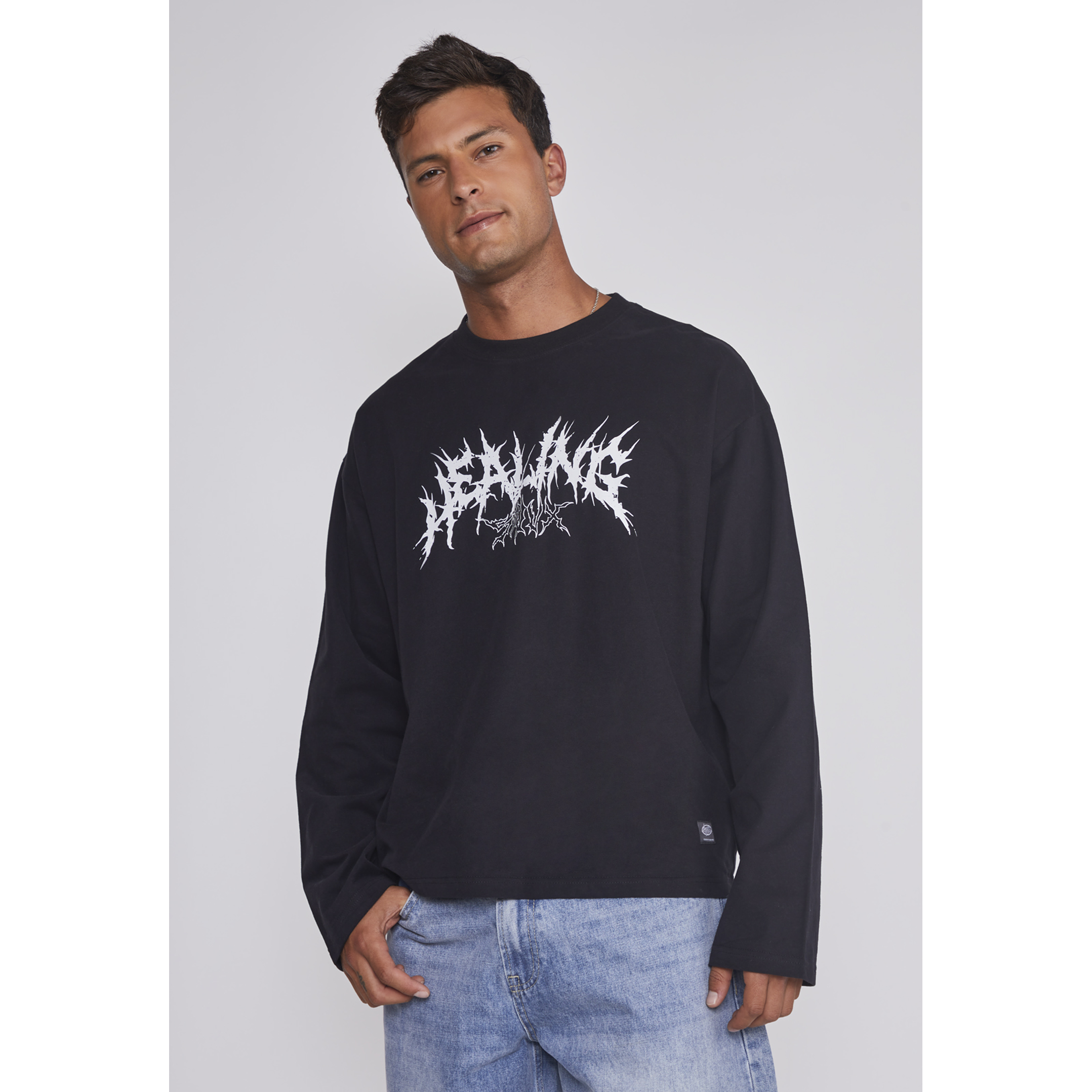 Polera Hombre Death Moda Negro Sioux 1