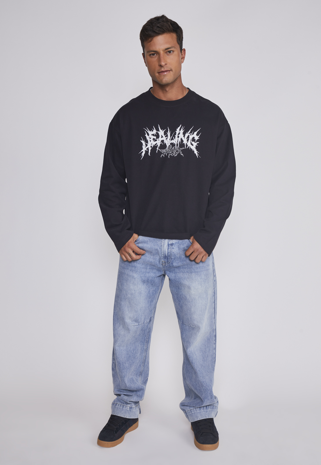 Polera Hombre Death Moda Negro Sioux 3