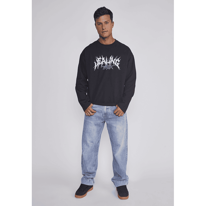 Polera Hombre Death Moda Negro Sioux 3