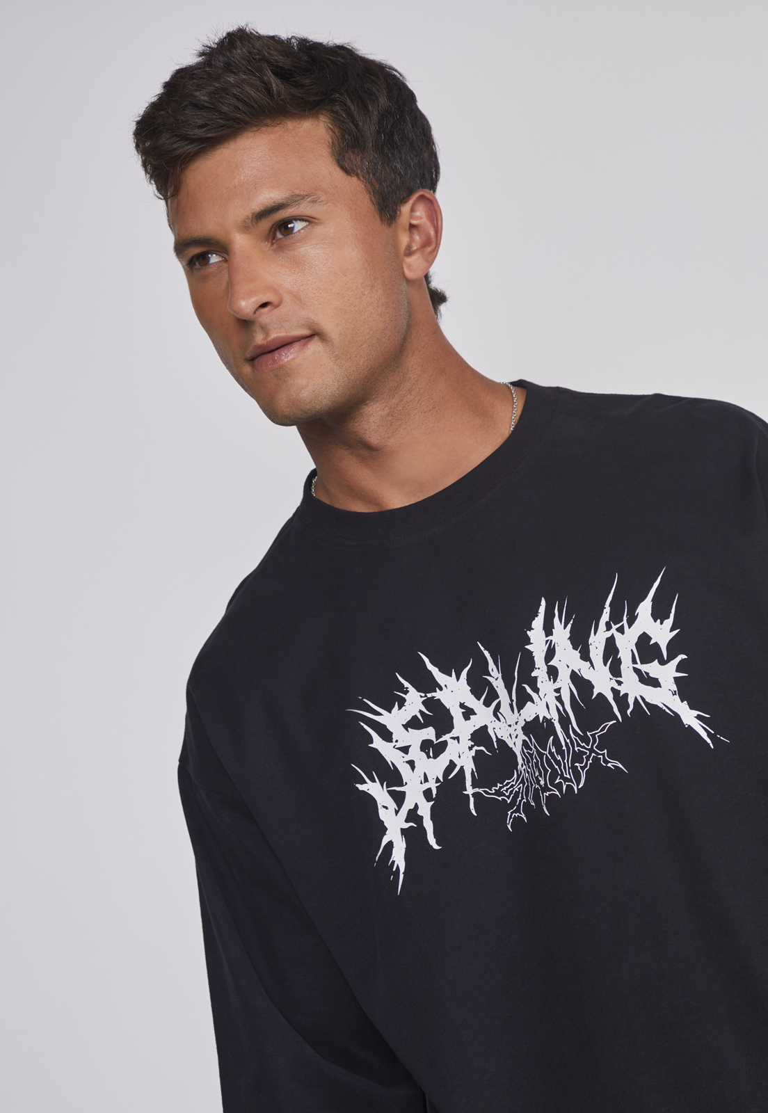 Polera Hombre Death Moda Negro Sioux 4