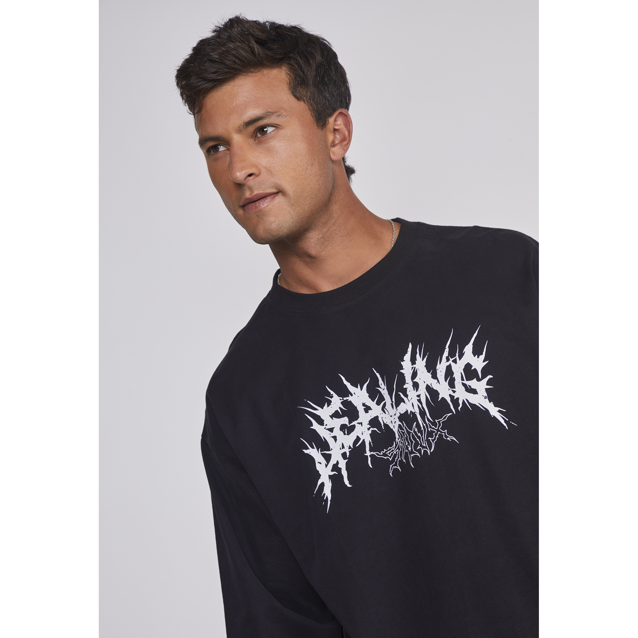 Polera Hombre Death Moda Negro Sioux 4